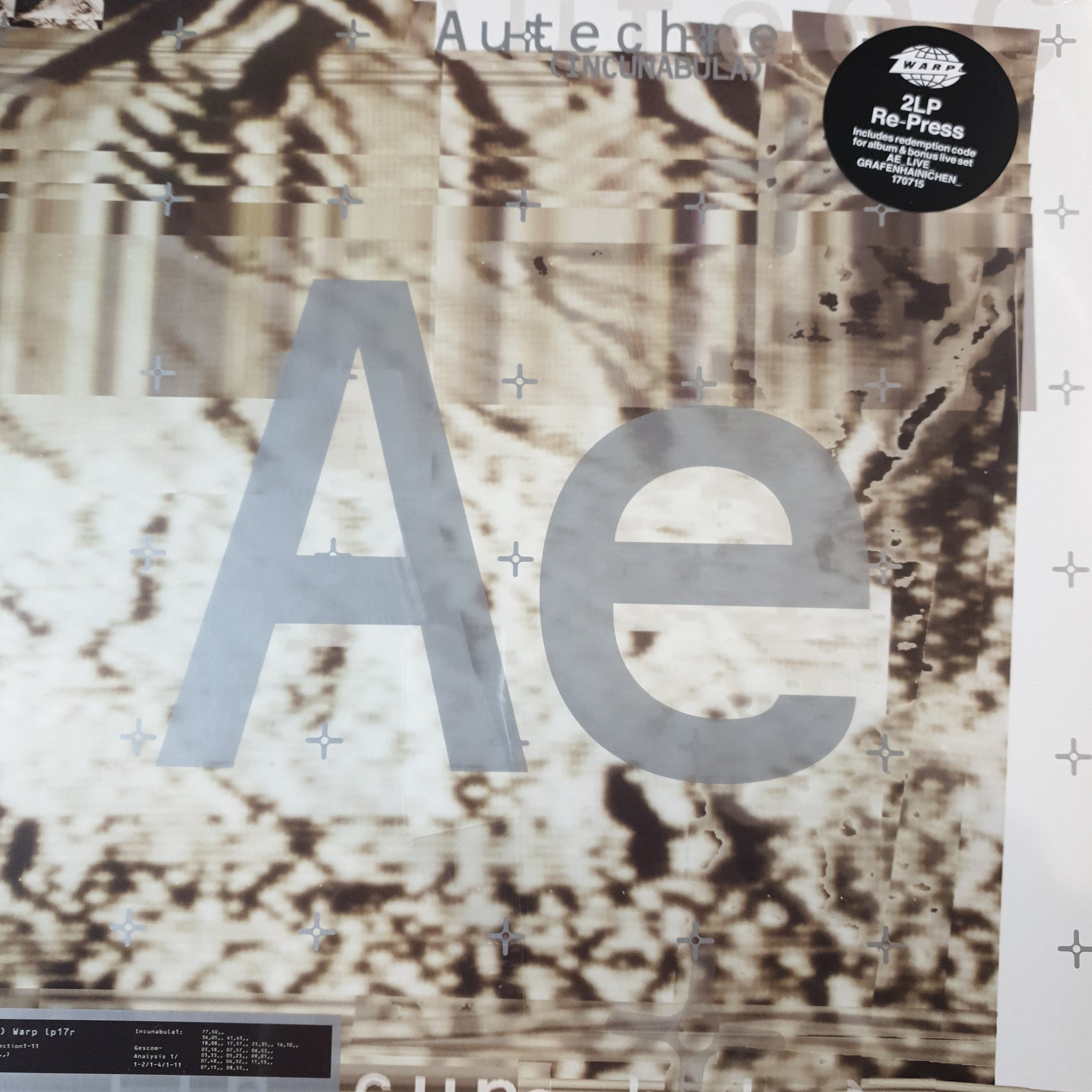 AUTECHRE - INCUNABULA (2LP) VINYL