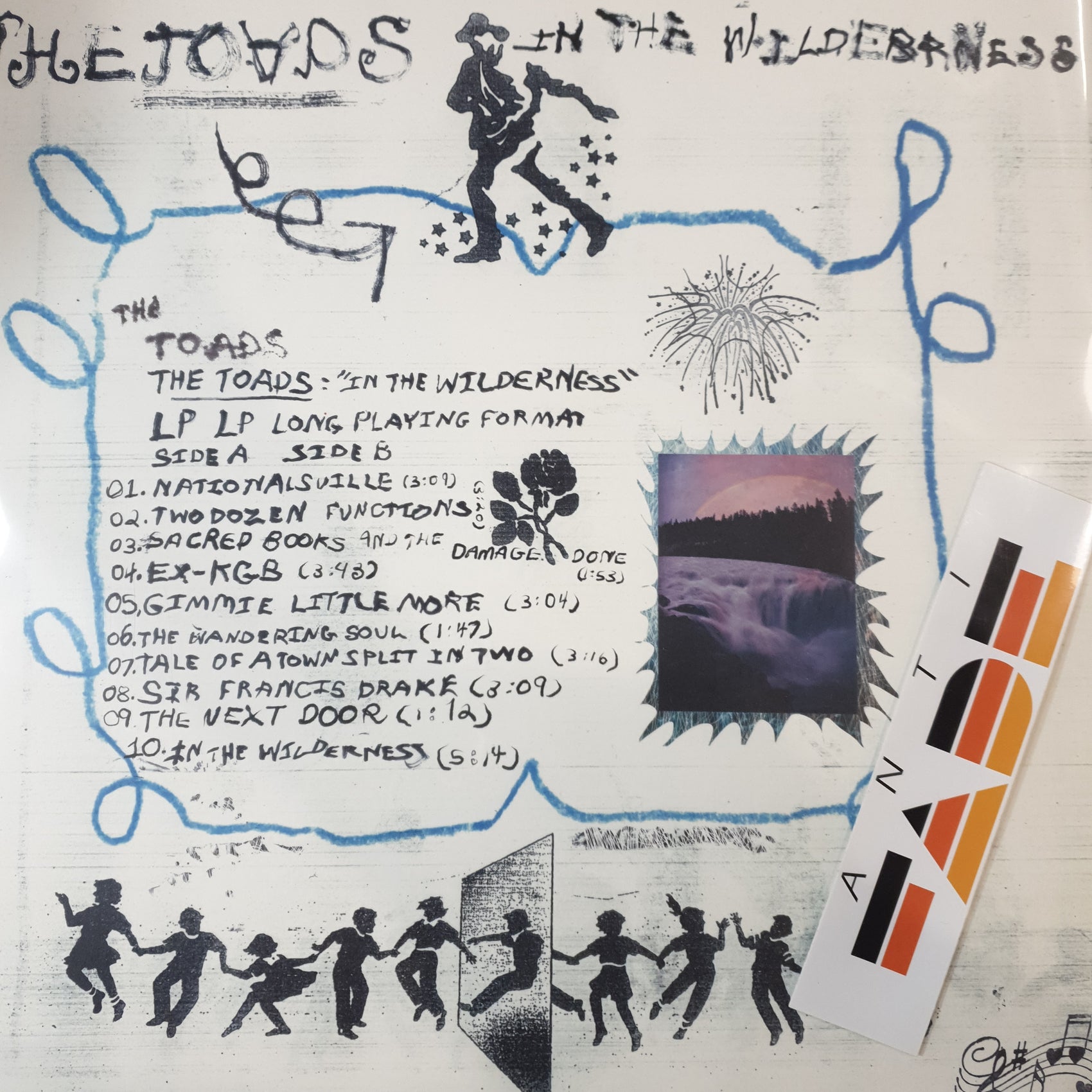 TOADS - IN THE WILDERNESS (PURPLE COLOURED) VINYL
