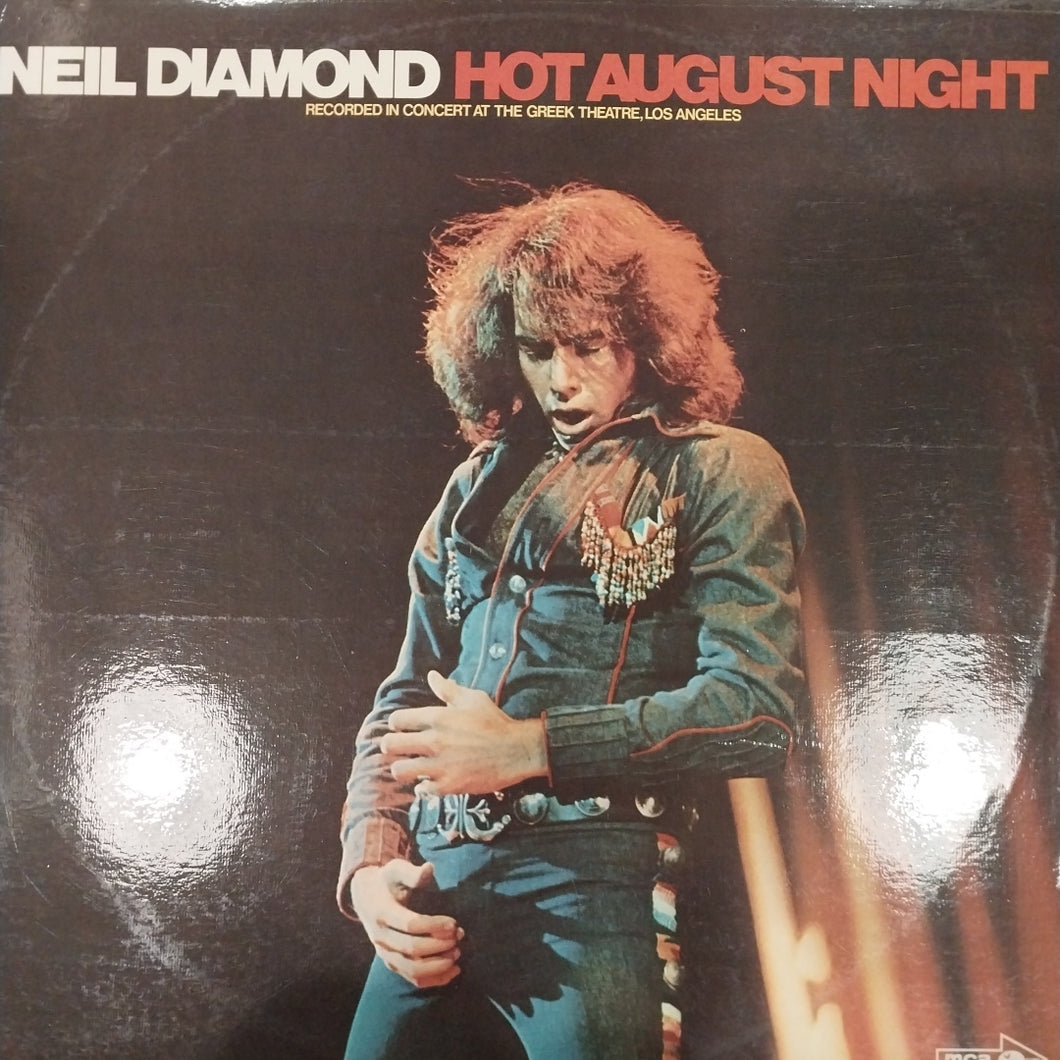 NEIL DIAMOND - HOT AUGUST NIGHT (2LP) (USED VINYL 1972 AUS EX+/M- EX+)