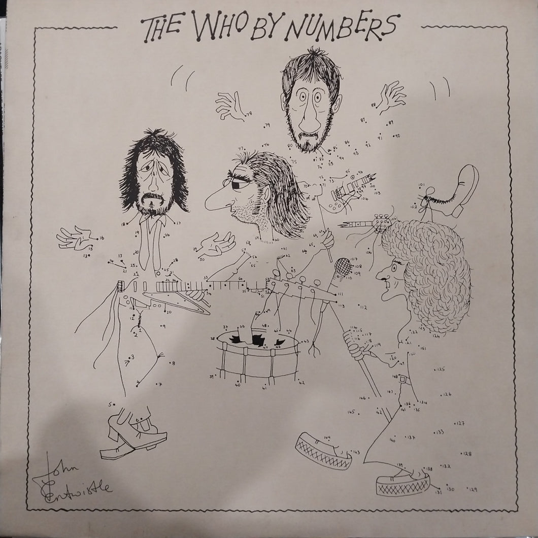 WHO - BY NUMBERS (USED VINYL 1975 JAPAN FIRST PRESSING M- EX)