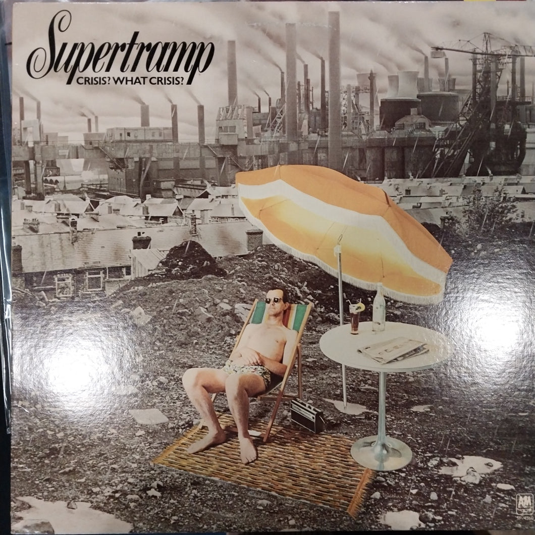 SUPERTRAMP - CRISIS WHAT CRISIS (USED VINYL 1975 U.S. FIRST PRESSING M- EX)