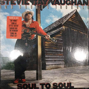 STEVIE RAY VAUGHAN - SOUL TO SOUL (USED VINYL 1986 U.S. M- M-)