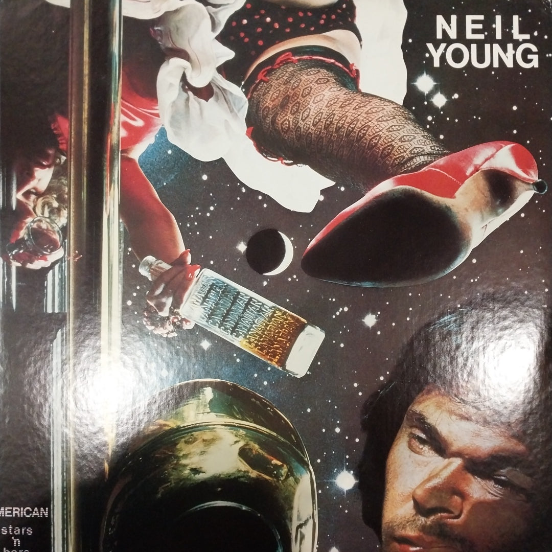 NEIL YOUNG - AMERICAN STARS N BARS (USED VINYL 1977 JAPAN EX+ EX+)