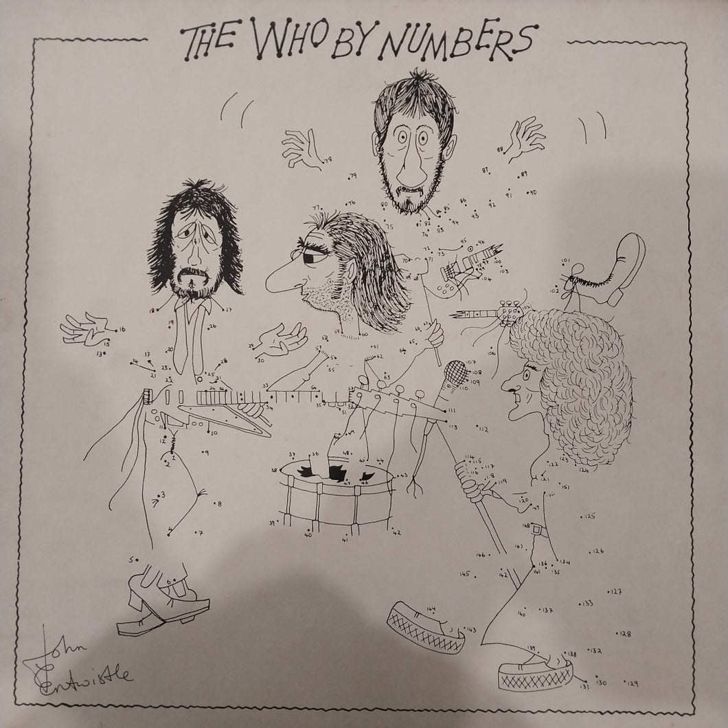 WHO - BY NUMBERS (USED VINYL 1975 JAPAN FIRST PRESSING M- EX)