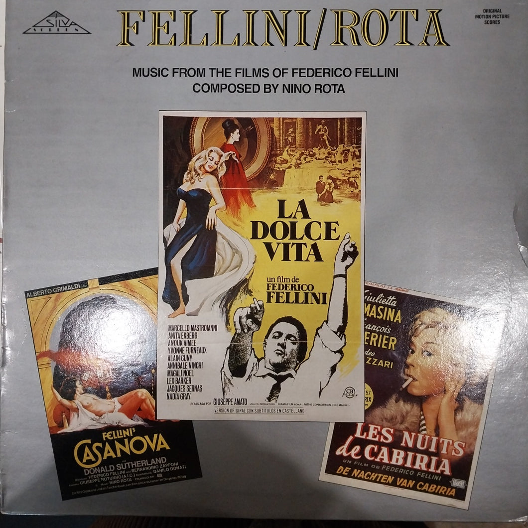 NINO ROTA - FELLINI/ROTA MUSIC FROM THE FILMS (USED VINYL 1987 U.K. M- EX-)