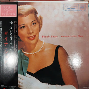 DINAH SHORE - MOMENTS LIKE THESE (USED VINYL 1993 JAPAN M- M-)