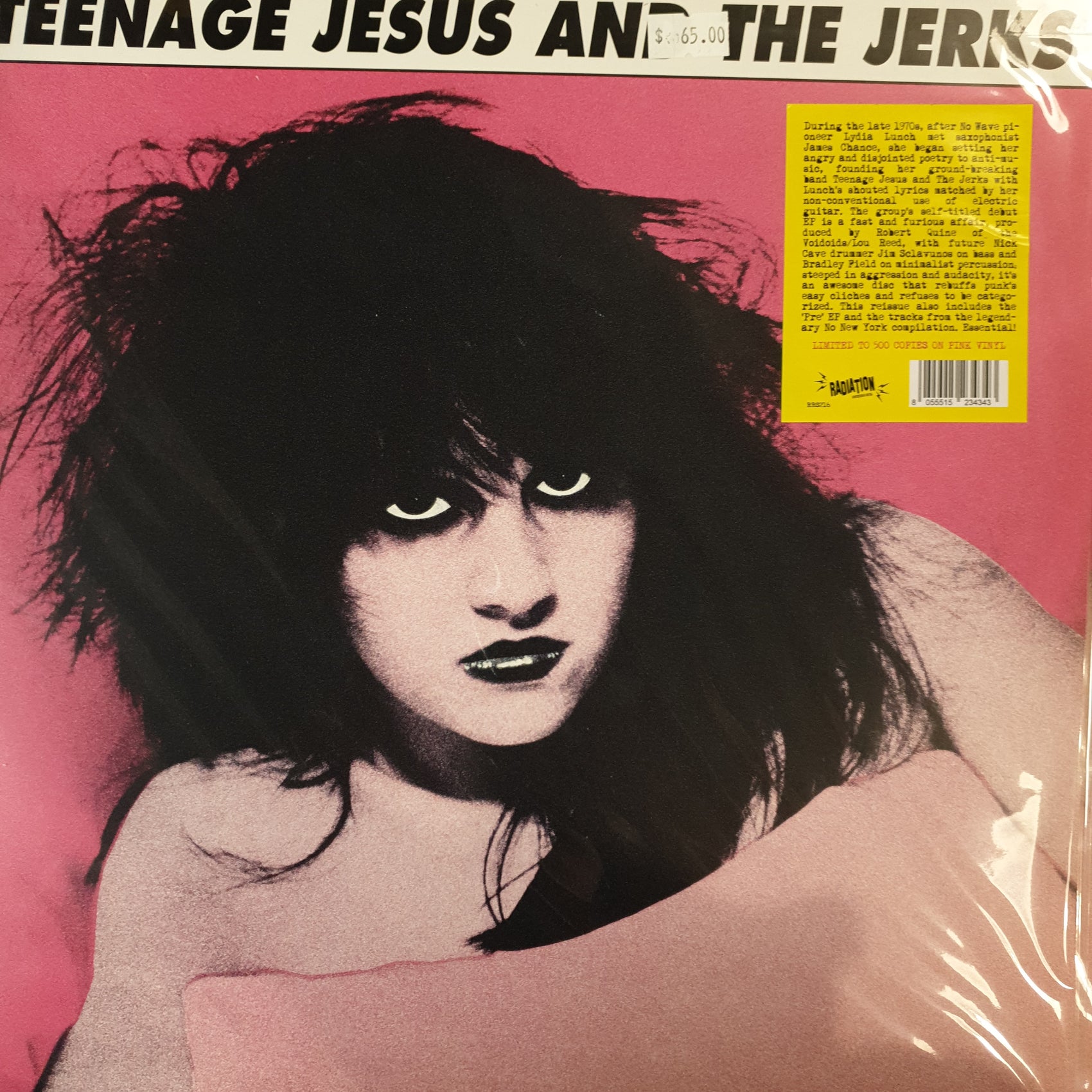 TEENAGE JESUS AND THE JERKS - SELF TITLED (PINK COLOURED) VINYL