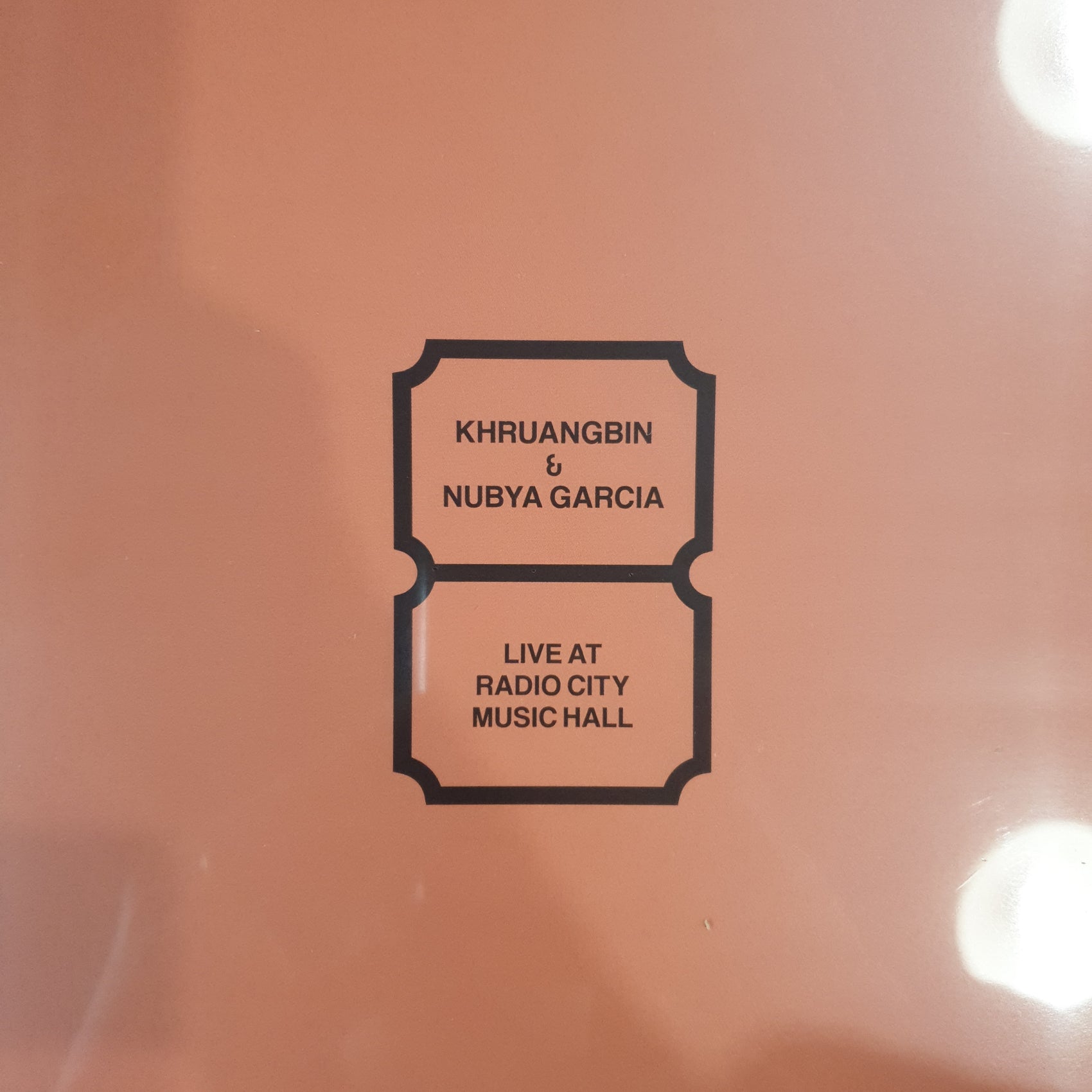 KHRUANGBIN AND NUBYA GARCIA - LIVE AT RADIO CITY MUSIC HALL  VINYL