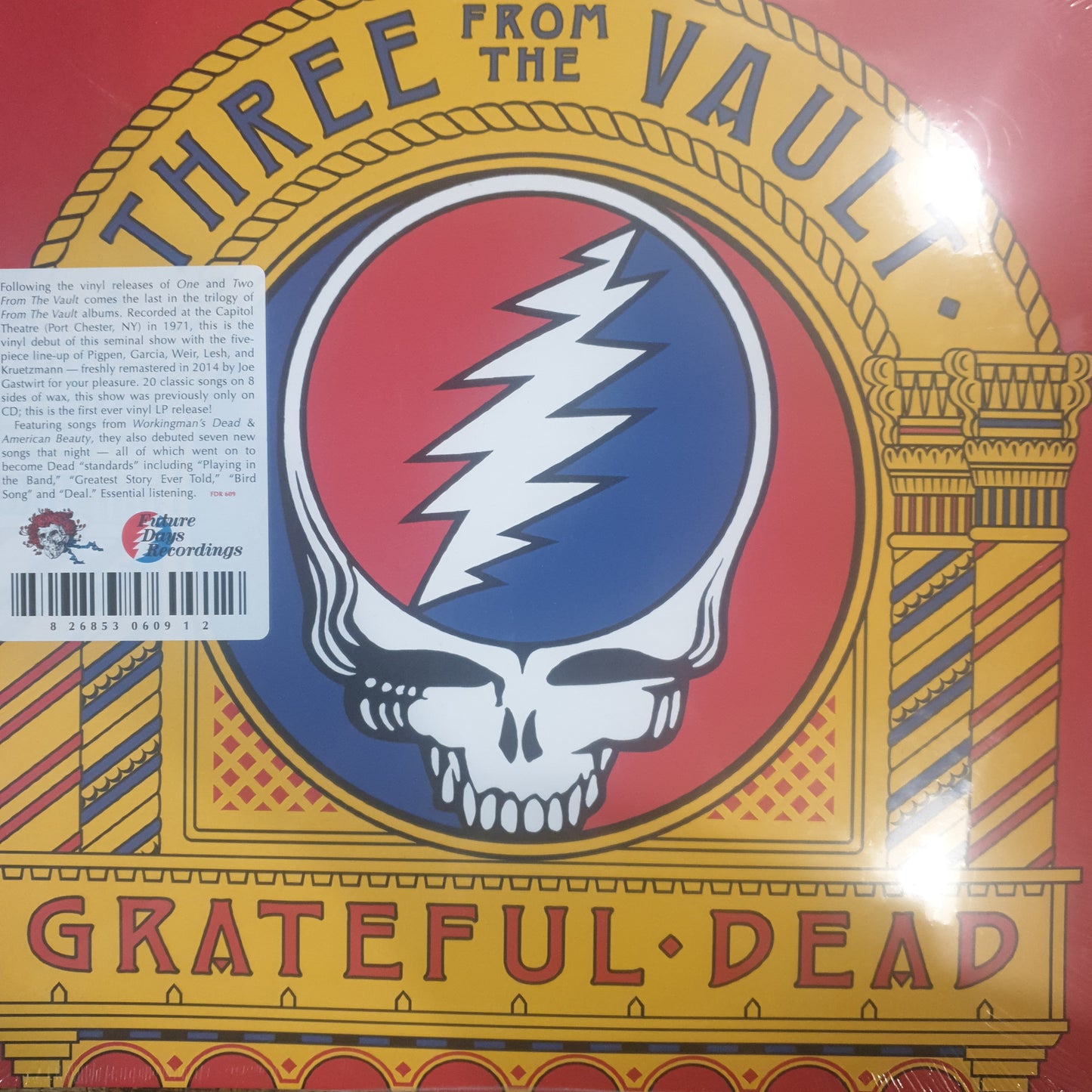 GRATEFUL DEAD - THREE FROM THE VAULT (4LP) VINYL SET