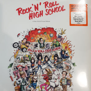 VARIOUS ARTISTS - ROCK 'N' ROLL HIGH SCHOOL O.S.T. (ORANGE COLOURED) VINYL