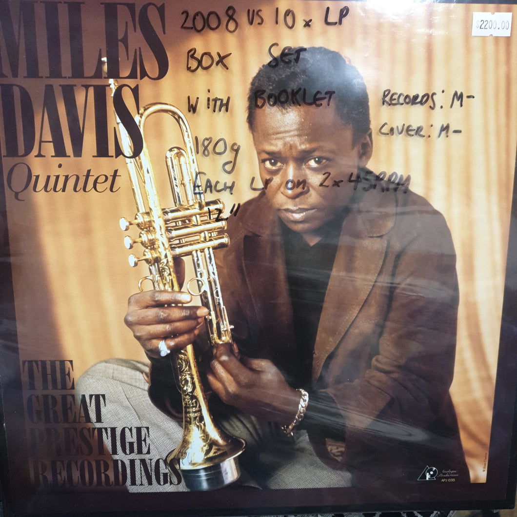 MILES DAVIS - THE GREAT PRESTIGE RECORDINGS (ANALOGUE PRODUCTIONS) (10x12