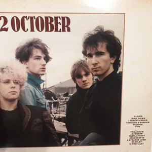 U2 - OCTOBER (USED VINYL 1982 JAPANESE EX+/EX-)