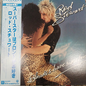 ROD STEWART - BLONDES HAVE MORE FUN (USED VINYL 1978 JAPAN M- EX)