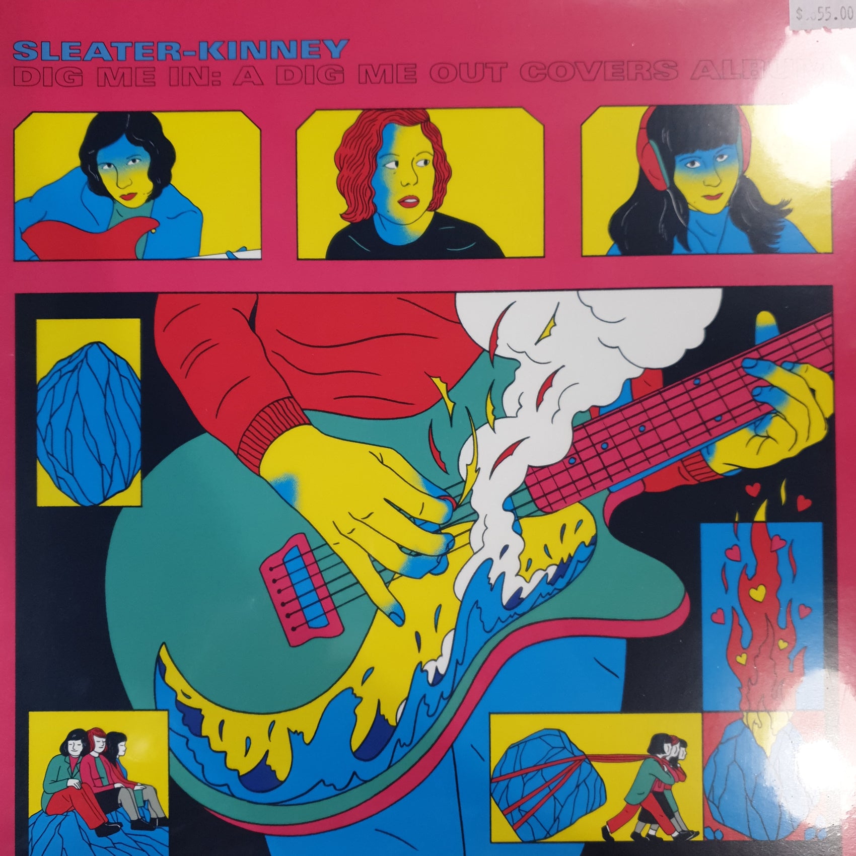 SLEATER-KINNEY - DIG ME OUT COVERS ALBUM VINYL