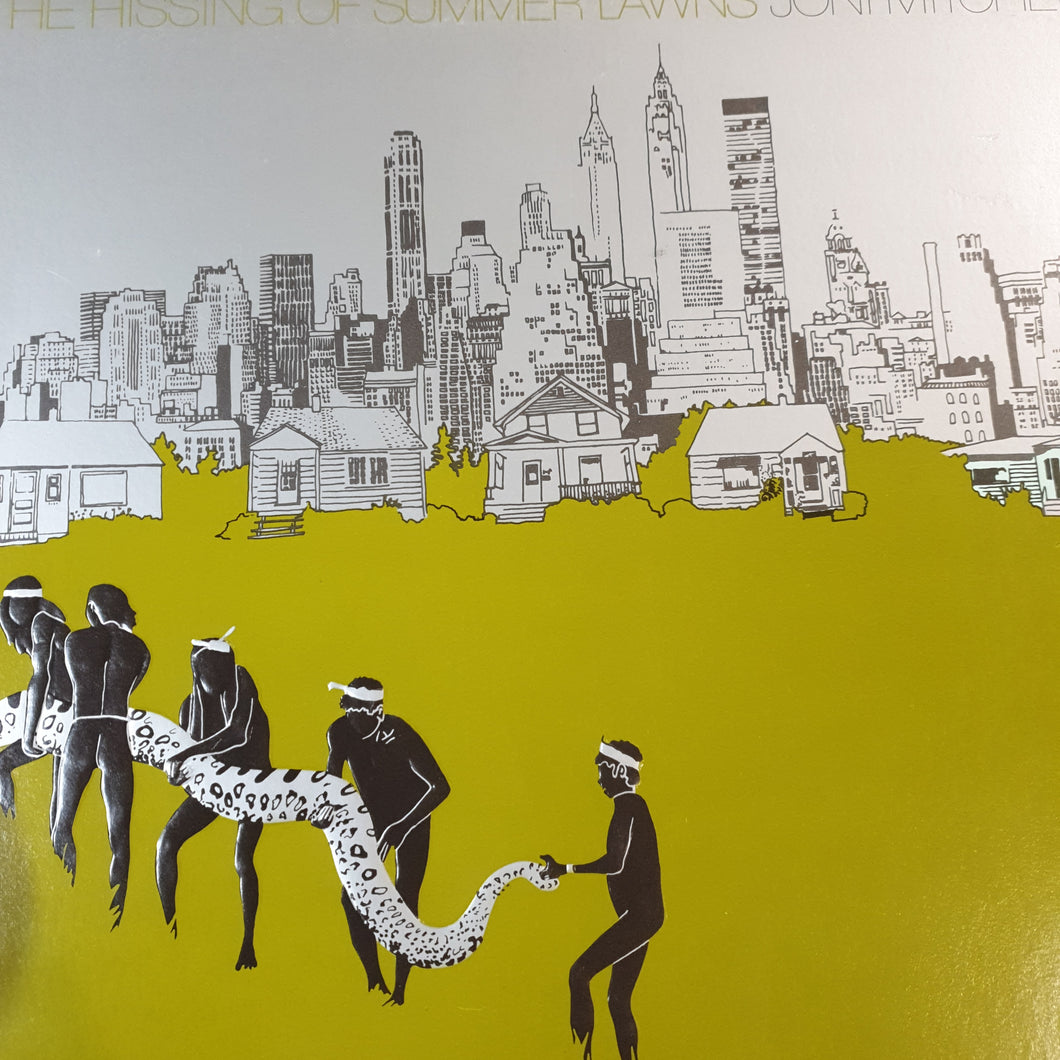 JONI MITCHELL - HISSING OF SUMMER LAWNS (USED VINYL 2013 EURO M-/M-)