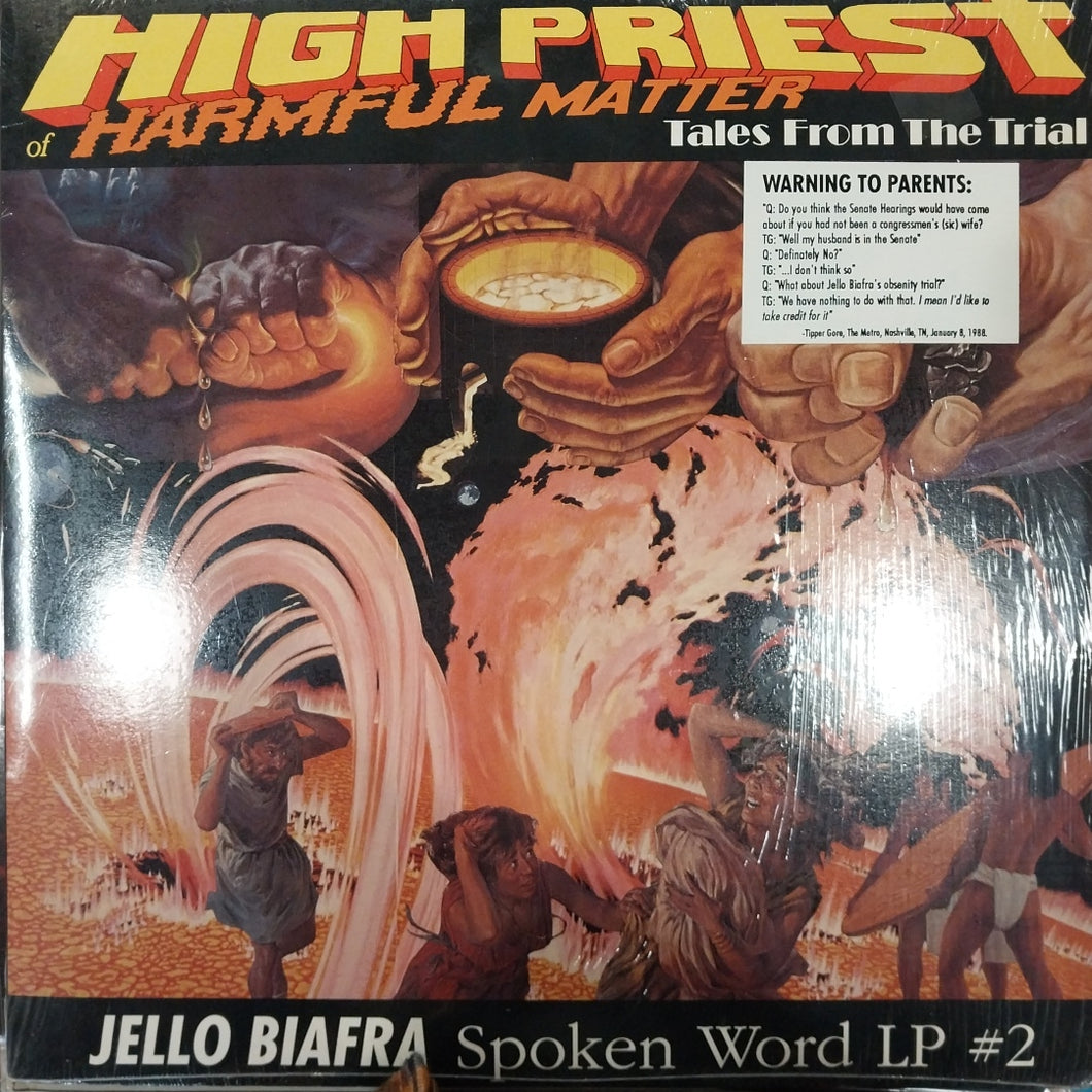 HIGH PRIEST OF HARMFUL MATTER - TALES FROM THE TRIAL (USED VINYL 1989 U.S. 2LP M- M-)