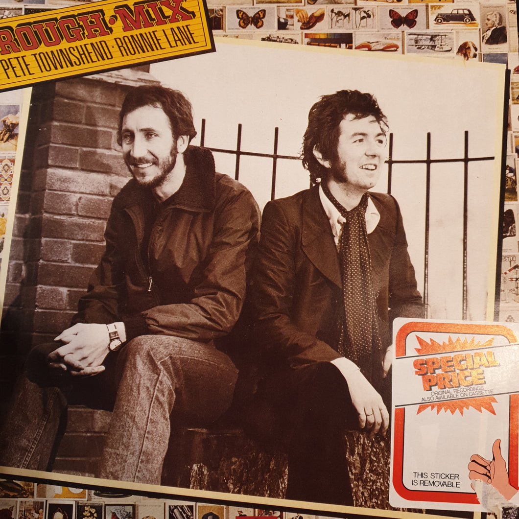 PETE TOWNSHEND AND RONNIE LANE - ROUGH MIX (USES VINYL 1983 UK M-/EX+)