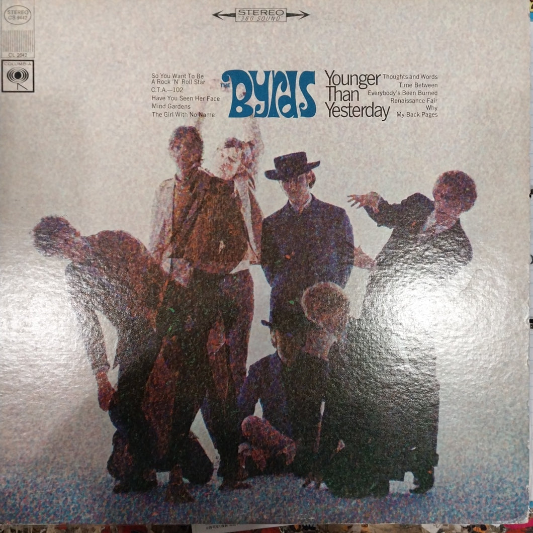 BYRDS - YOUNGER THAN YESTERDAY (USED VINYL 1967 U.S. EX+ EX-)