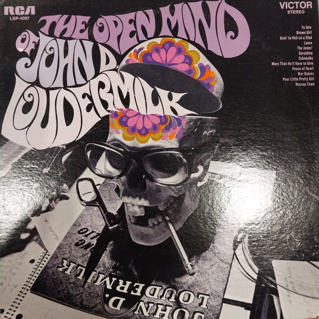 JOHN D LOUDERMILK - THE OPEN MIND OF (USED VINYL 1969 U.S. EX- EX)
