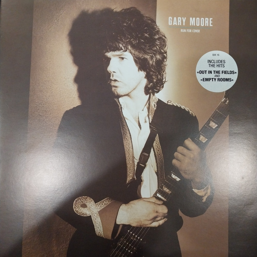 GARY MOORE - RUN FOR COVER (USED VINYL 1985 U.K. M- M-)