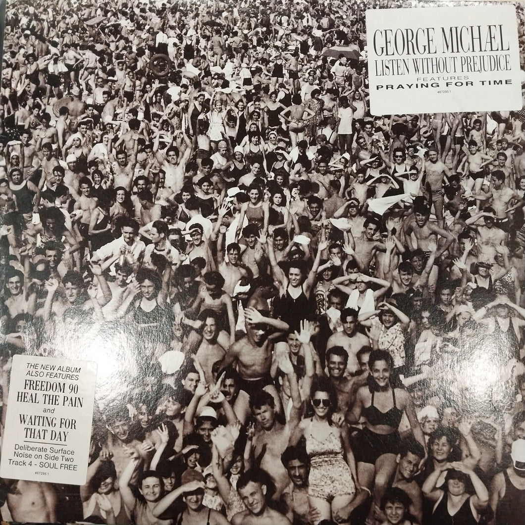 GEORGE MICHEAL - LISTEN WITHOUT PREJUDICE (USED VINYL 1990 AUS EX- EX+)