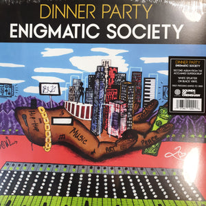 DINNER PARTY - ENIGMATIC SOCIETY (WHITE AND BLACK SPLATTER) VINYL