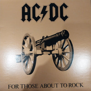 AC/DC - FOR THOSE ABOUT ROCK (USED VINYL 1981 JAPANESE M- EX)