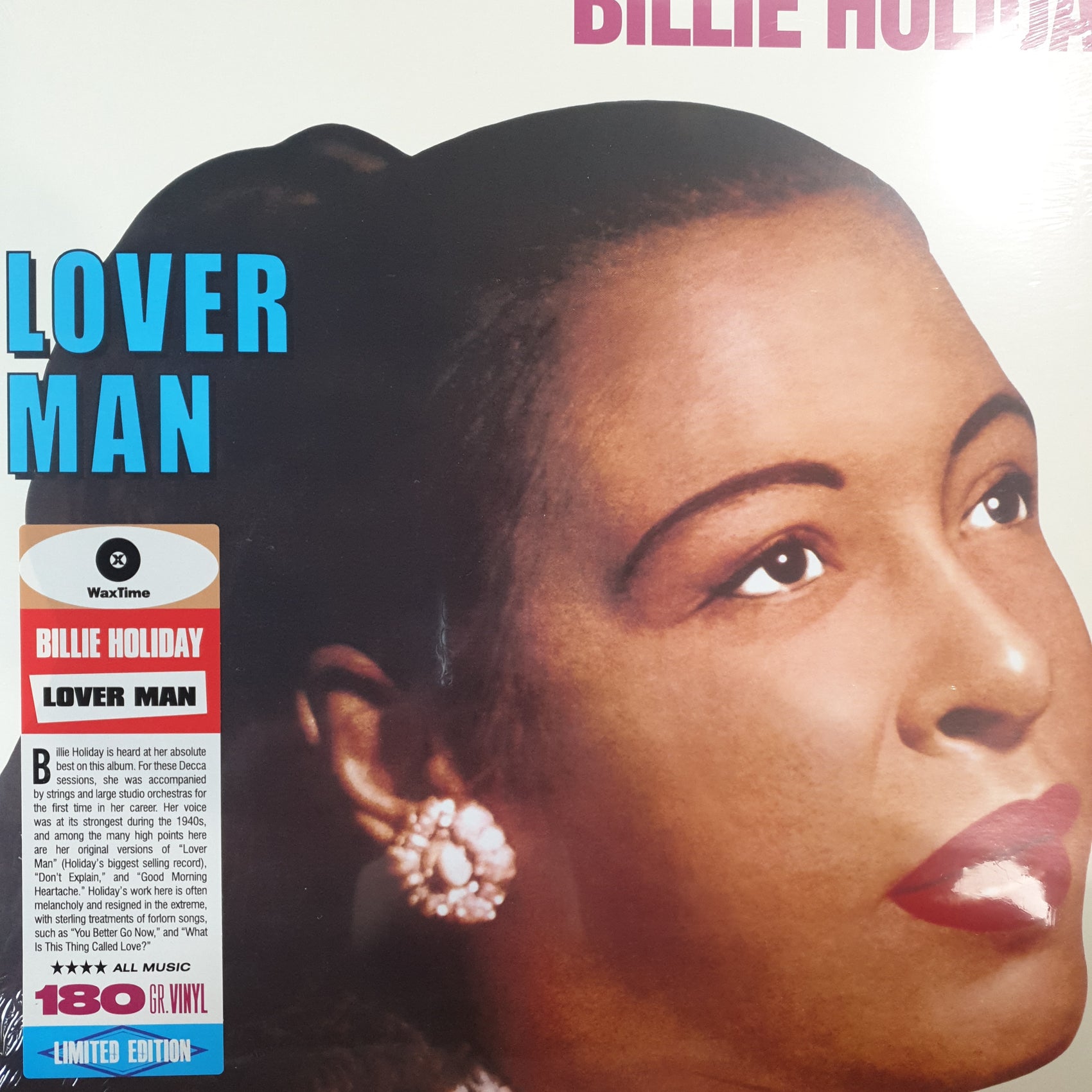 BILLIE HOLIDAY - LOVER MAN VINYL