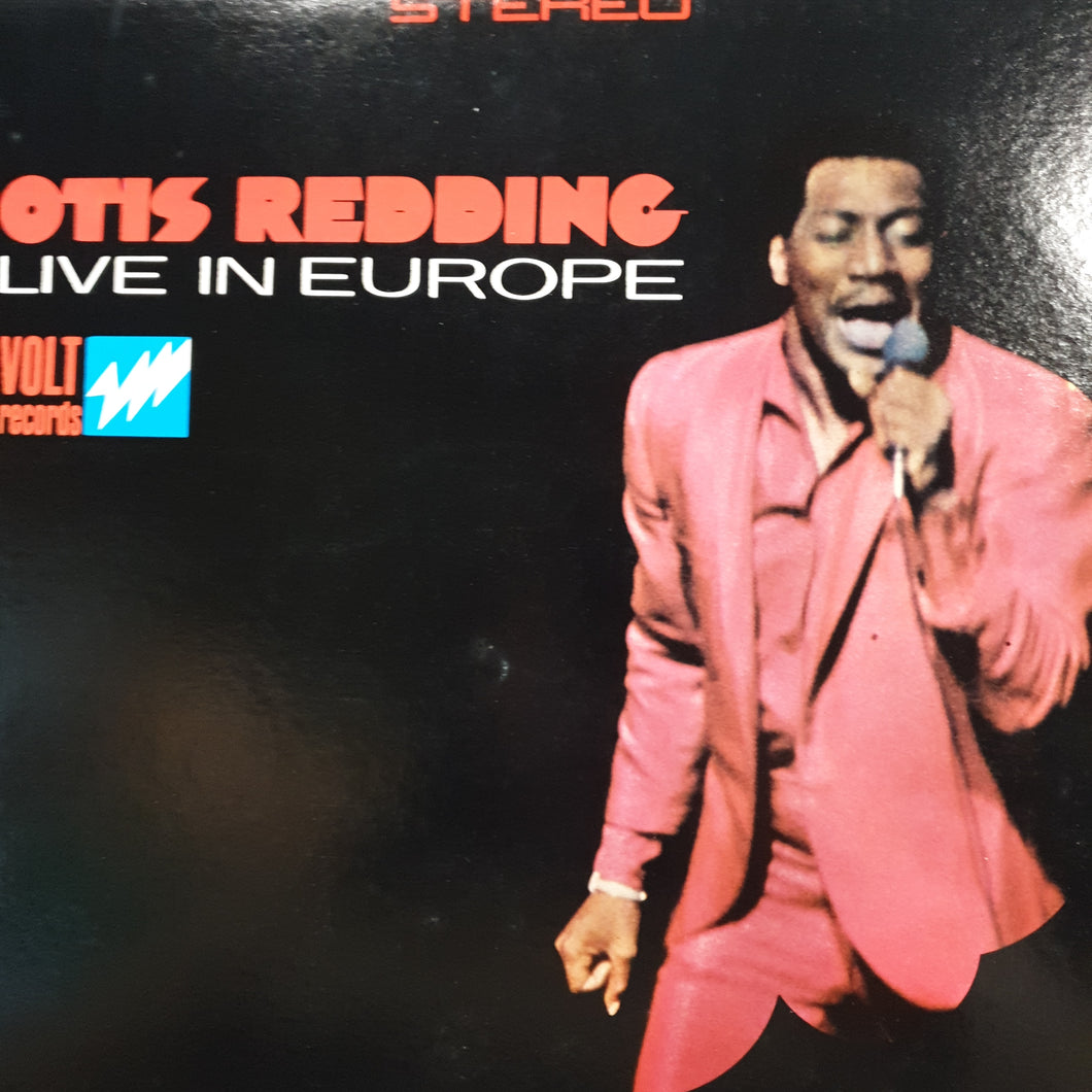 OTIS REDDING - LIVE IN EUROPE (USED VINYL 1967 US EX+/EX+)