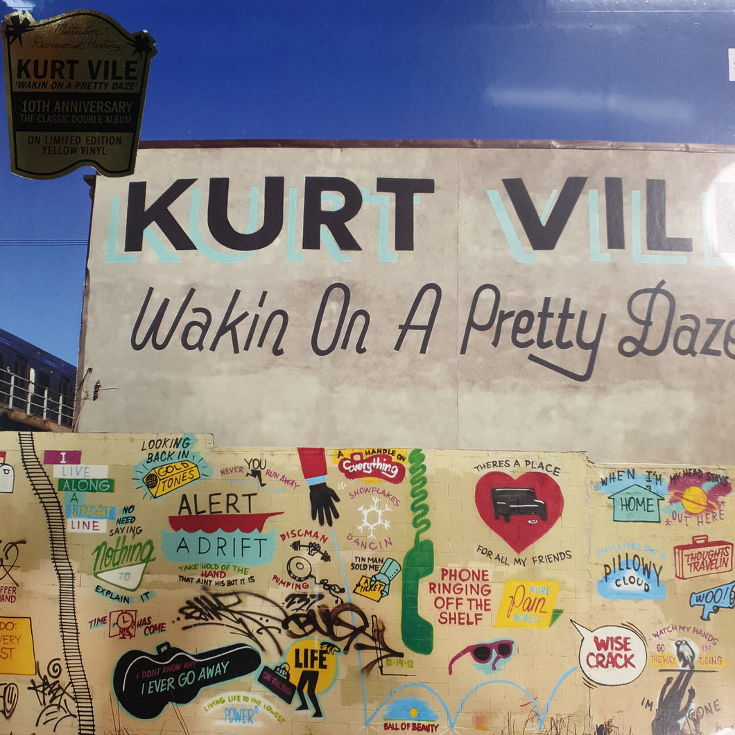 KURT VILE - WALKIN ON A PRETTY DAZE (YELLOW COLOURED) VINYL