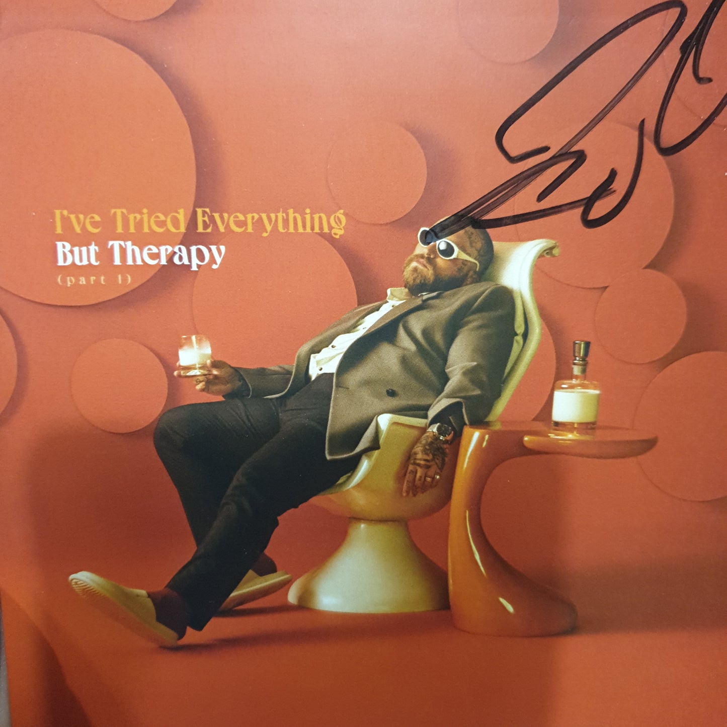 TEDDY SWIMS - I'VE TRIED EVERYTHING BUT THERAPY (WITH SIGNED CD ART CARD) (MILKY COLOURED) VINYL