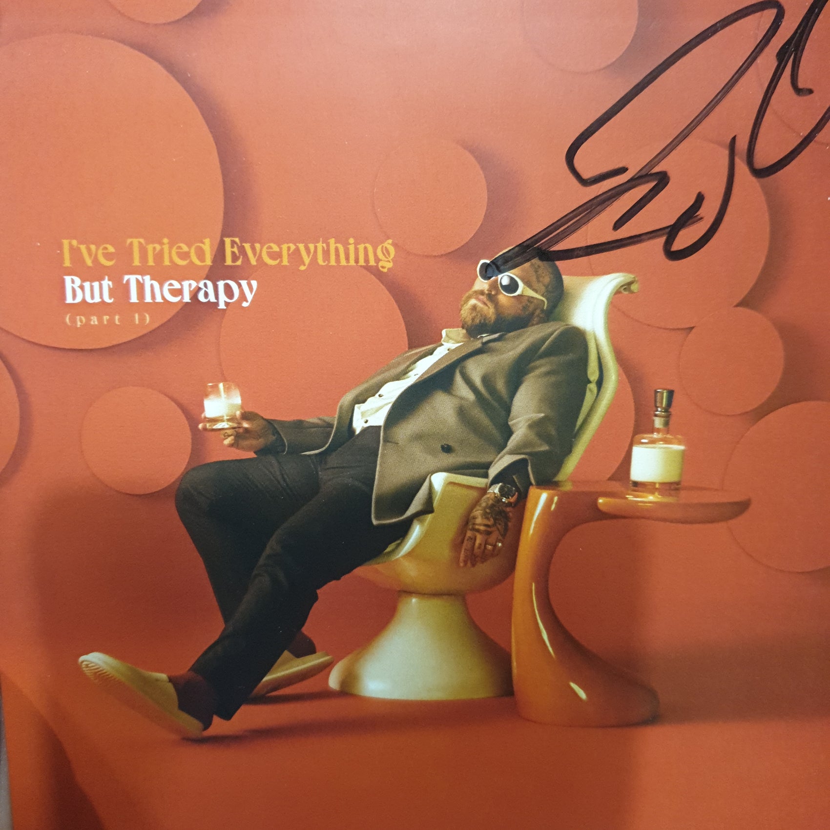 TEDDY SWIMS - I'VE TRIED EVERYTHING BUT THERAPY (WITH SIGNED CD ART CARD) (MILKY COLOURED) VINYL