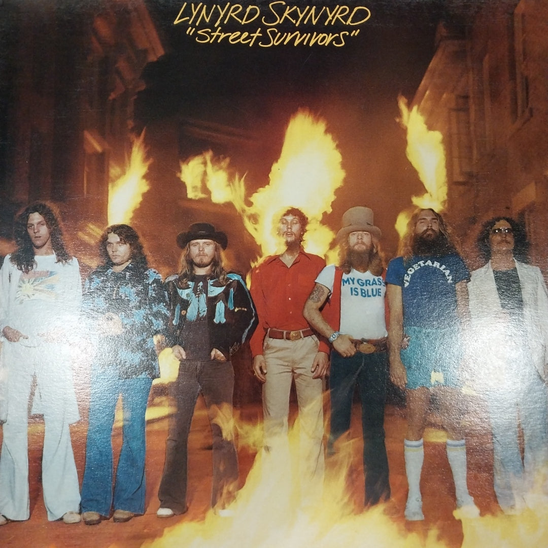 LYNYRD SKYNYRD - STREET SURVIVORS (USED VINYL 1977 AUS M-/M-)