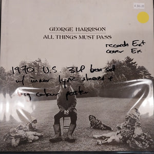 GEORGE HARRISON - ALL THINGS MUST PASS (USED VINYL 1970 U.S. 3LP EX+ EX)