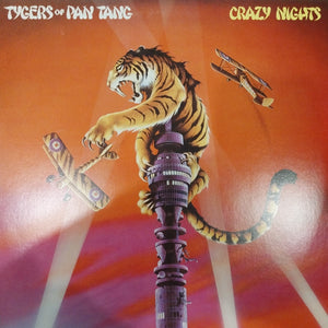 TYGERS OF PAN TANG - CRAZY NIGHTS (USED VINYL 1982 JAPAN M- M-)