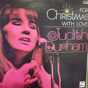 JUDITH DURHAM - FOR CHRISTMAS WITH LOVE (WHITE LABEL PROMO) (RED COLOURED) (USED VINYL 1970 JAPANESE M-/EX+)