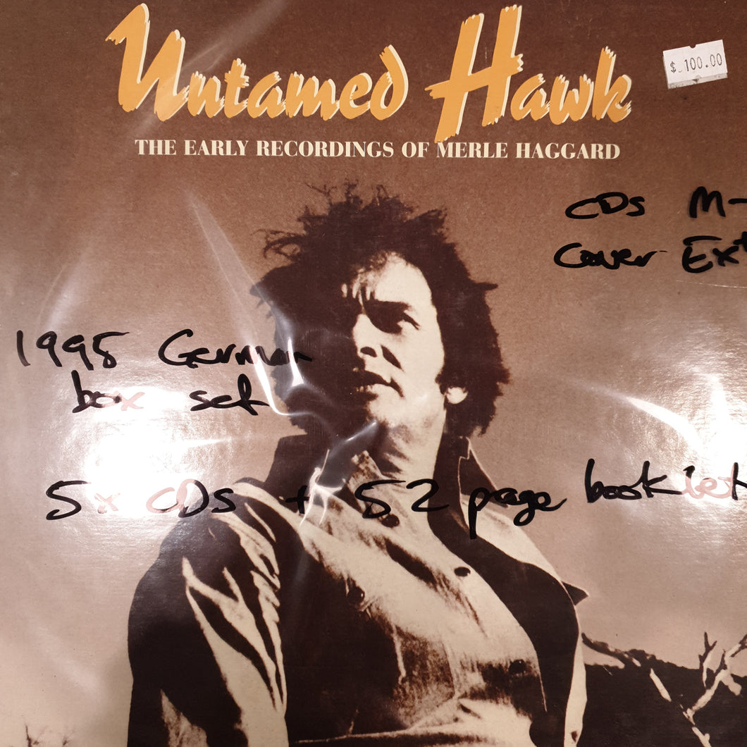 MERLE HAWK - THE EARLY RECORDINGS OF MERLE HAGGARD (5CD) (USED BOX SET 1995 GERMAN M-/EX+)