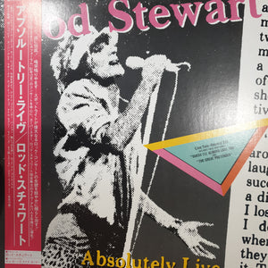 ROD STEWART - ABSOLUTLY LIVE (2LP) (USED VINYL 1982 JAPANESE M-/M-)