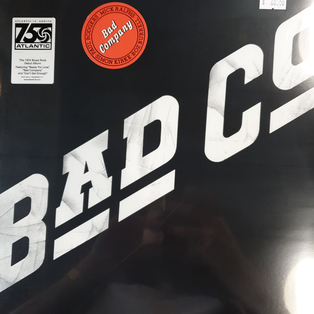 BAD COMPANY - SELF TITLED (CRYSTAL CLEAR COLOURED) VINYL