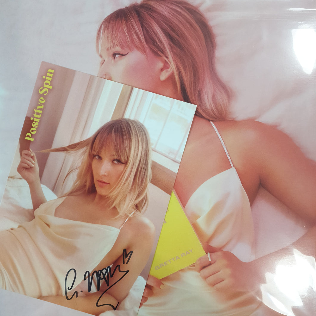 GRETTA RAY - POSITIVE SPIN (WITH SIGNED ART CARD) VINYL