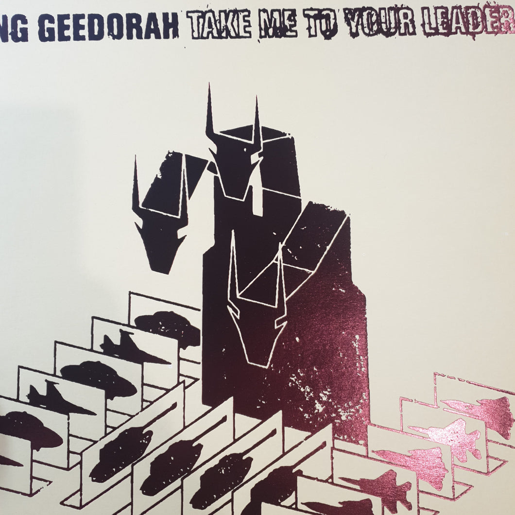 KING GEEDORAH - TAKE ME TO YOUR LEADER (RED COLOURED) (USED VINYL 2016 UK M-/M-)