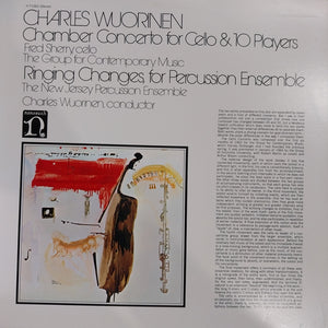 CHARLES WUORINEN - CELLO CONCERTO RINGING CHANGES (USED VINYL 1972 U.S. M- M-)
