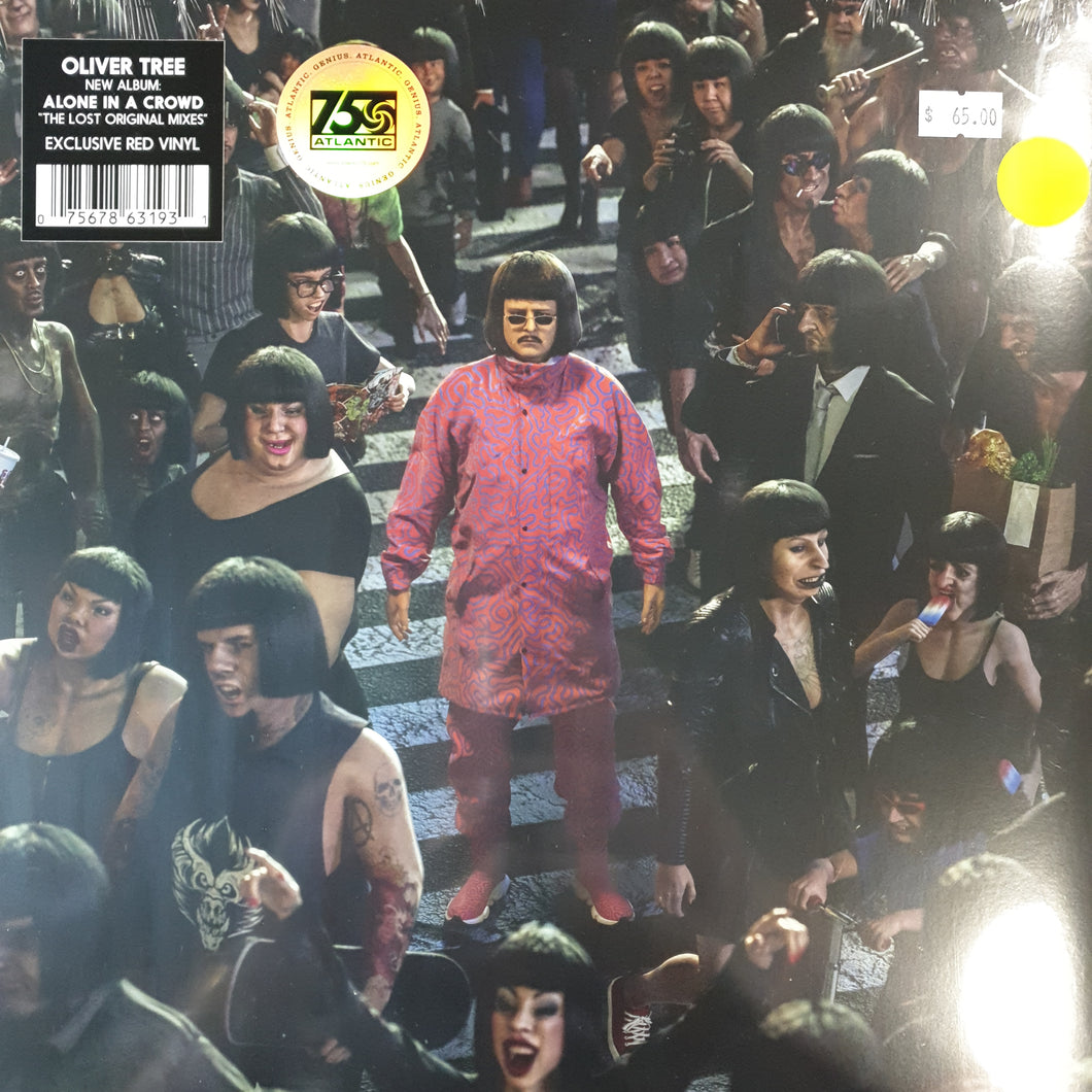 OLIVER TREE - ALONE IN A CROWD (RED COLOURED) VINYL