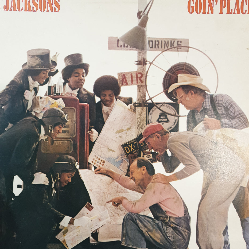 JACKSON FIVE - GOIN PLACES (USED VINYL 1977 UK EX+/EX)