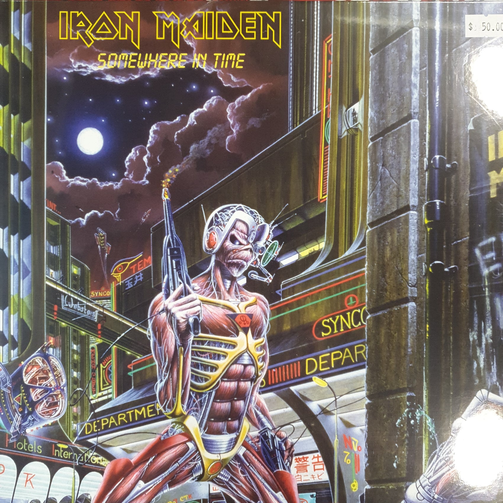 IRON MAIDEN - SOMEWHERE IN TIME  VINYL