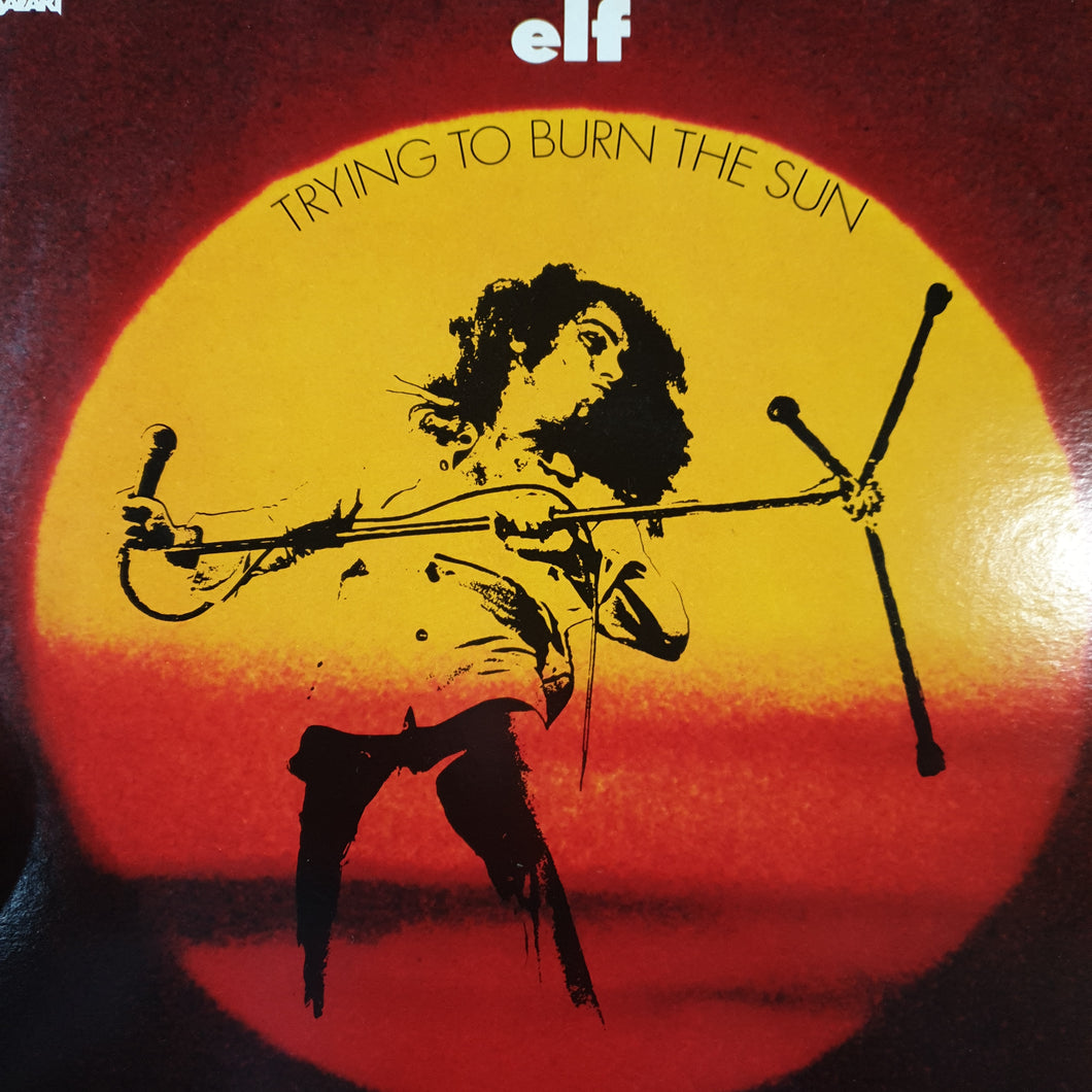 ELF - TRYING TO BURN THE SUN (USED VINYL 1977 JAPANESE M-/EX+)
