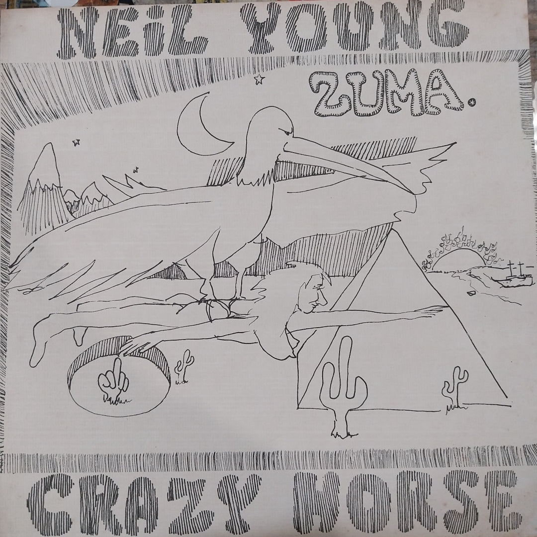 NEIL YOUNG - ZUMA (USED VINYL 1976 JAPAN EX+ EX-)