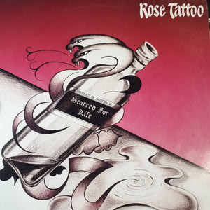 ROSE TATTOO - SCARRED FOR LIFE (USED VINYL 1982 AUS EX+/EX+)