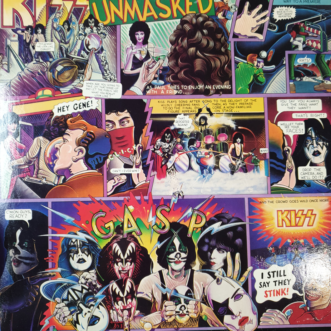 KISS - UNMASKED (USED VINYL 1980 JAPANESE M-/M-)