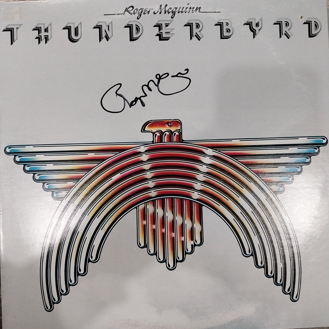 ROGER MCGUINN - THUNDERBYRD (SIGNED)(USED VINYL 1977 CANADA EX EX-)